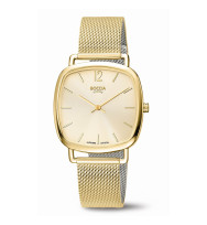 Uhrenarmband BOCCIA TITANIUM "Trend" 3334-07 | Milanaise 16 mm gelbgold Federsteg