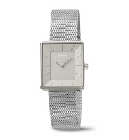 Uhrenarmband BOCCIA TITANIUM "Trend" 3351-05 | Milanaise 16 mm silber Federsteg