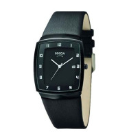 Uhrenarmband BOCCIA TITANIUM "Classic" 3541-03 | schwarz