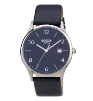 Uhrenarmband BOCCIA TITANIUM "Slim" 3585-03 | dunkelblau