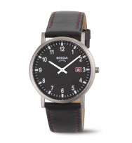 Uhrenarmband BOCCIA TITANIUM "Classic" 3662-03 | schwarz