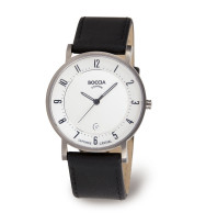 Uhrenarmband BOCCIA TITANIUM "Slim" 3533-03 | schwarz