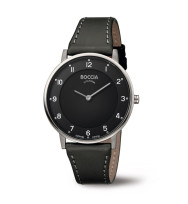 Uhrenarmband BOCCIA TITANIUM "Slim" 3259-02 | dunkelgrau