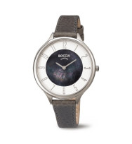 Uhrenarmband BOCCIA TITANIUM "Slim" 3240-01 | grau
