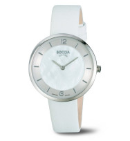 Uhrenarmband BOCCIA TITANIUM "Slim" 3244-01 | weiß
