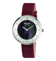Uhrenarmband BOCCIA TITANIUM "Slim" 3244-02 | himbeerrot