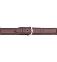 Uhrenband bordeaux glatt | Breite konstant
