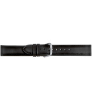 Uhrenband Schwarz glatt | Breite konstant