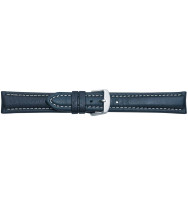 Uhrenband Blau, Bio-Leder