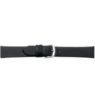 Uhrenband Schwarz glatt | Breite verlaufend