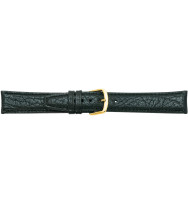Uhrenband Schwarz, Kalb matt