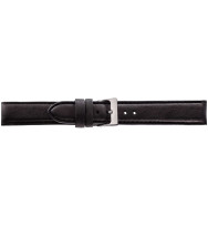Uhrenband Schwarz glatt, Mailand