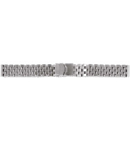 HERZOG Metallarmband massiv 22 mm matt