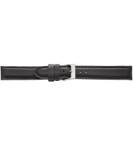Uhrenband Schwarz glatt, Neapel