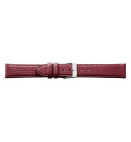 Uhrenband Lady Edition Bordeaux genarbt | Breite konstant