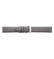 Uhrenband Lady Edition Dunkelgrau genarbt | Breite konstant
