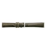 Uhrenband Öko-Nappa, Khaki glatt