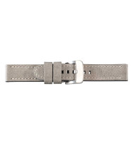 Uhrenband PAN Antique-grau glatt, 0445