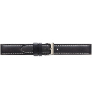 Uhrenband Asphalt glatt, Rustico, 0244