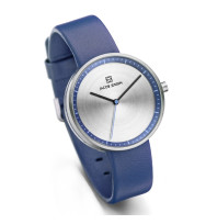 Jacob Jensen, Ersatzarmband Strata 282, Leder blau