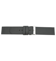 Uhrenarmband geschraubt, grau, 12/14/16/18/20 mm, glatt