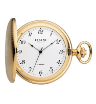 Regent P-714, gelbgoldfarbene Taschenuhr, Handaufzug