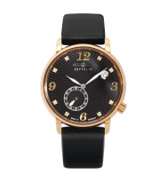 Zeppelin Ersatzarmband "Luna" 7633-2, 18 mm schwarz