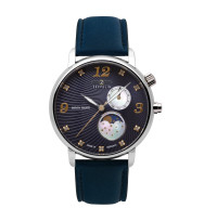 Zeppelin Ersatzarmband "Luna" 7637-3, 18 mm blau