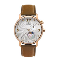 Zeppelin Ersatzarmband "Luna" 7639-4, 18 mm hellbraun