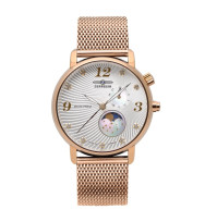 Zeppelin Uhrenarmband "Luna" 7639M-4, 18 mm rosegold
