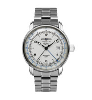 Zeppelin Uhrenarmband "100 Jahre Zeppelin Ed. 1" 8666MB-1, 22 mm silber