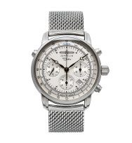 Zeppelin Uhrenarmband "100 Jahre Zeppelin" 7618M-1, 22 mm silber