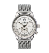 Zeppelin Uhrenarmband "100 Jahre Zeppelin" 7640M-1, 22 mm silber