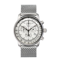 Zeppelin Uhrenarmband "100 Jahre Zeppelin" 7680M-1, 22 mm silber