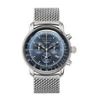 Zeppelin Uhrenarmband "100 Jahre Zeppelin" 7680M-3, 22 mm silber