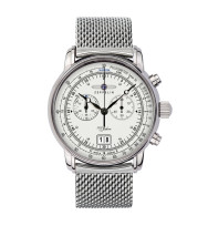 Zeppelin Uhrenarmband "100 Jahre Zeppelin" 7690M-1, 22 mm silber