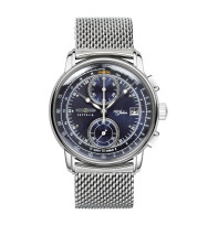 Zeppelin Uhrenarmband "100 Jahre Zeppelin" 8670M-3, 22 mm silber