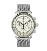 Zeppelin Uhrenarmband "100 Jahre Zeppelin" 8680M-3, 22 mm silber