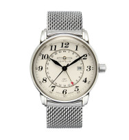 Zeppelin Uhrenarmband "LZ 127 Graf Zeppelin" 7642M-5, 22 mm silberfarben