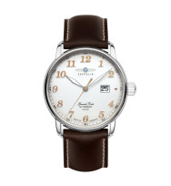 Zeppelin Ersatzarmband "LZ 127 Graf Zeppelin" 7652-4, 22 mm braun