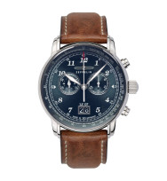 Zeppelin Ersatzarmband "LZ 127 Graf Zeppelin" 8682-3, 22 mm braun
