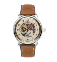 Zeppelin Uhrenarmband "New Captains Line" 8658-5, 22 mm braun