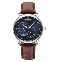 Zeppelin Uhrenarmband "New Captains Line" 8662-3, 22 mm braun