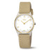Uhrenarmband für BOCCIA TITANIUM Damenuhr "Classic" 3338-02 | beige