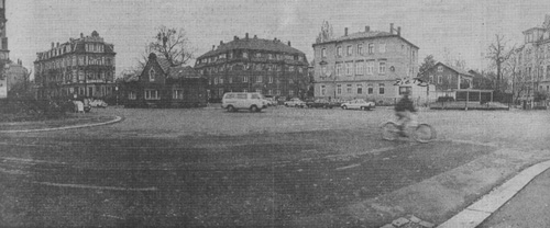 Weitwinkelansicht auf das Geschäft Prellerstrasse