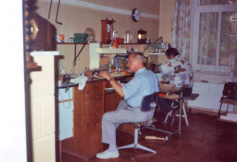 Blick in die Werkstatt (Pohlandstrasse)
